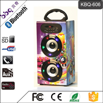 BBQ KBQ-606 10W 1200mAh bon marché Haut-parleurs externes sans fil de TV Bluetooth avec l&#39;écran de LED